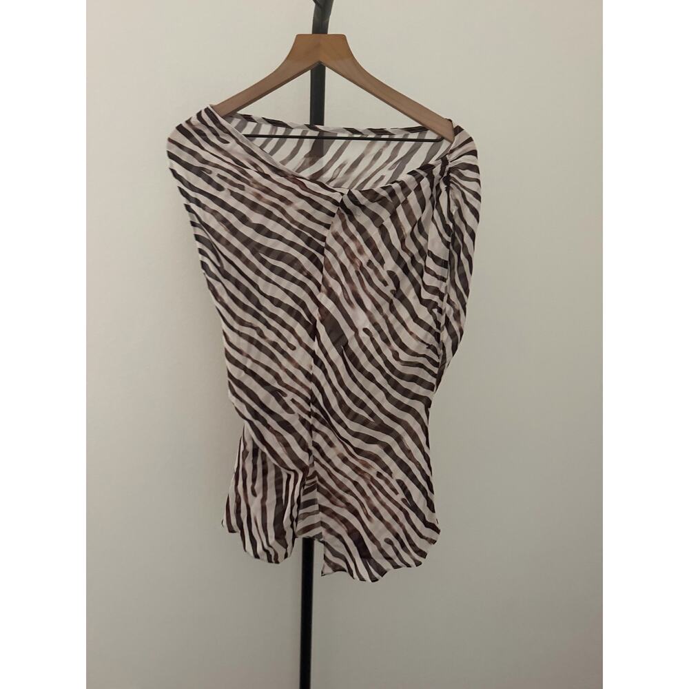 New Suboo Gigi zebra drape top size Medium - Picture 6 of 7